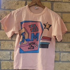 Vintage Jams - Original - Kids Graphic Tee - Pink and Blue